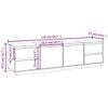vidaXL TV-benk hvit 176x37x47,5 cm heltre furu