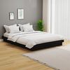 vidaXL Sengeramme svart heltre 140x200 cm