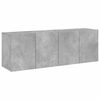 vidaXL Veggmonterte TV-benker 2 stk betonggr&aring; 60x30x41 cm