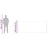 vidaXL Uttrekkbar sidemarkise 120 x 300 cm svart