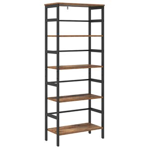 vidaXL Bokhylle 4 niv&aring;er 60 x 29,5 x 149 cm Konstruert tre Gamle tre