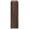 vidaXL Bokhylle brun eik 102x32x108 cm konstruert tre
