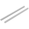 vidaXL Gjengestang 2 pcs s&oslash;lv 6 x 135 mm St&aring;l