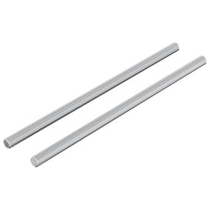 vidaXL Gjengestang 2 pcs s&oslash;lv 6 x 135 mm St&aring;l