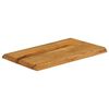 vidaXL Bordplate 60x40x2,5 cm naturlig kant heltre mango