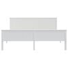 vidaXL Sengeramme hvit heltre furu 200x200 cm