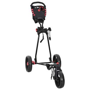 vidaXL Golf Trolley Svart 110 x 60 x 132 cm Jern