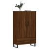 vidaXL Highboard brun eik 69,5x31x115 cm konstruert tre