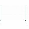 vidaXL Sekskantet gjerde med post 100 x 1,4 m PVC-belagt st&aring;l Gr&oslash;nn