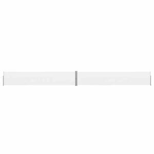vidaXL Uttrekkbar sidemarkise 140x1200 cm kremhvit