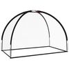 vidaXL Golfnett svart 300x150x210 cm polyester