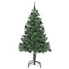 vidaXL Juletre med 300 LED med stativ gr&oslash;nn 210 cm PVC