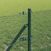 vidaXL Gjerdep&aring;le gr&oslash;nn 100 x 0,8 m (12 x 12 mm mesh) St&aring;l og PVC