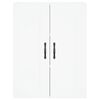 vidaXL Highboard hvit 69,5x34x180 cm konstruert tre