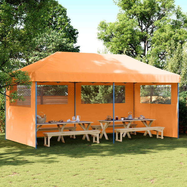 vidaXL Partytelt Oransje 292 x 580 x 315 cm Oxford Stoff