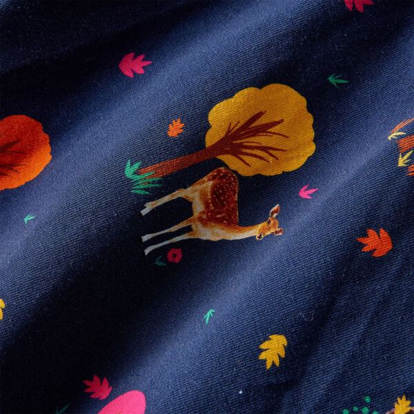 Barneskjørt marineblå 140