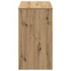 vidaXL Skrivebord artisan eik 90x40x72 cm konstruert tre