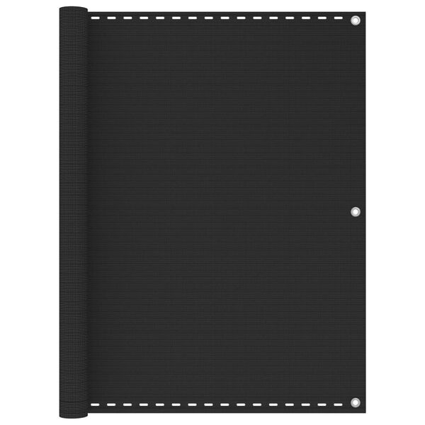 vidaXL Balkongskjerm HDPE 120x500 cm antrasitt