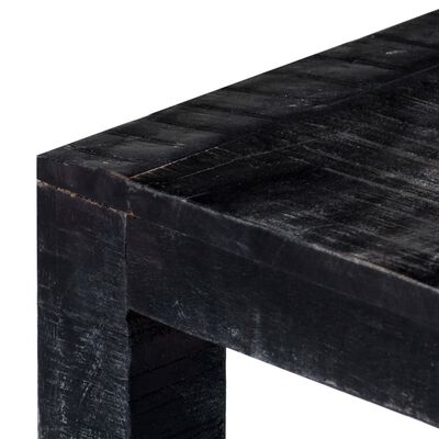 vidaXL Salongbord svart 110x50x35 cm heltre mango