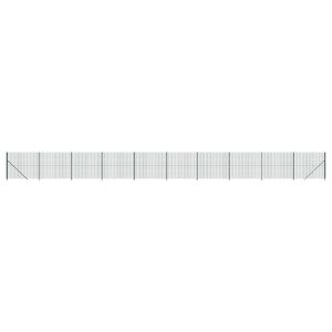 vidaXL Nettinggjerde med flens gr&oslash;nn 2x25 m