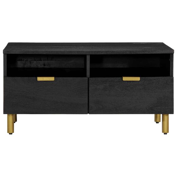 vidaXL Salongbord svart 80x54x40 cm konstruert tre