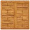 vidaXL Utend&oslash;rs spisebord 110x110x75 cm heltre akasie