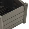 vidaXL Plantekasse med espalier 43x43x142 cm PP antrasitt