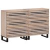 vidaXL Skjenker 2 stk 60x34x75 cm heltre mango