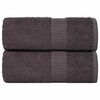 vidaXL Vaskekluter FROGN 2 stk antrasitt 15x21 cm 360 gsm