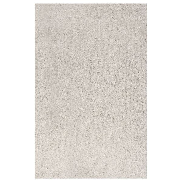 vidaXL Flossteppe lang lugg kremhvit 200x290 cm