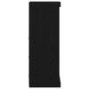 vidaXL Serviesskap Svart eik 41 x 37 x 100 cm Konstruert tre