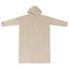 vidaXL Teppe-hettegenser Beige m Flanell