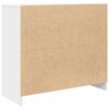 vidaXL Skjenk hvit 85x34x76 cm konstruert tre