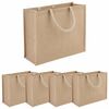vidaXL Jute h&aring;ndvesker 5 Naturlig 42 x 33 x 19 cm 100% Tossa Jute