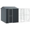 vidaXL Fuglebur Antrasitt 425 x 304 x 247 cm Galvanisert St&aring;l