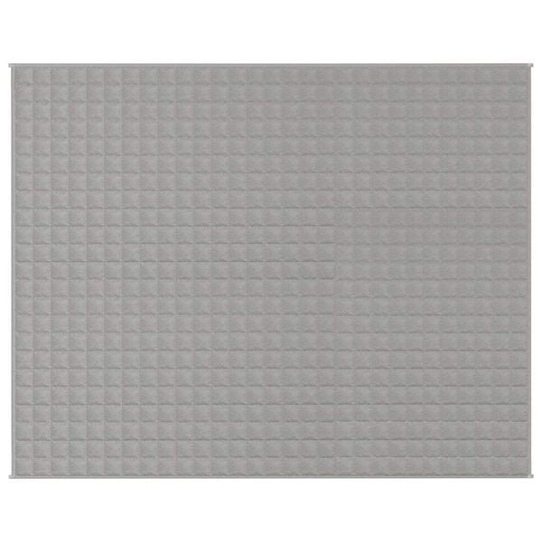 vidaXL Vektdyne gr&aring; 235x290 cm 11 kg stoff