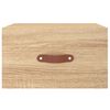 vidaXL Veggmontert nattbord sonoma eik 35x35x20 cm