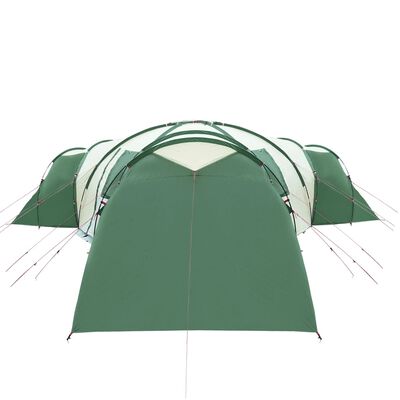 vidaXL Kuppeltelt for camping 12 personer grønn vanntett
