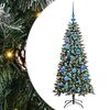 vidaXL Kunstig juletre Gr&oslash;nn 120 cm PVC, plast og st&aring;l