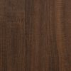 vidaXL Bokhylle brun eik 45x24x160 cm konstruert tre