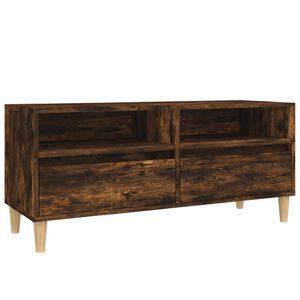 vidaXL TV-benk r&oslash;kt eik 100x34,5x44,5 cm konstruert tre
