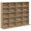vidaXL CD skap 2 stk. Artisan eik 65 x 23,5 x 97,5 cm Konstruert tre
