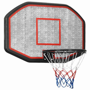 vidaXL Basketballplate svart 109x71x3 cm polyeten