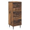 vidaXL Skuffeskap Gammelt tre 33 x 34,5 x 89,5 cm Konstruert tre