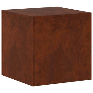 vidaXL Planteholder Rusten 40 x 40 x 40 cm Cortenst&aring;l