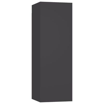 vidaXL TV-benk grå 30,5x30x90 cm sponplate