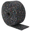 vidaXL Gummigranulat rulle Svart 1000 x 12 x 0,6 cm Gummi