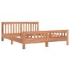 vidaXL Sengeramme heltre teak 160x200 cm