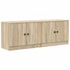vidaXL Oppbevaringsskap for loft seng 2 stk. Sonoma eik