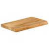vidaXL Bordplate med naturlig kant 40x20x2,5 cm heltre mango